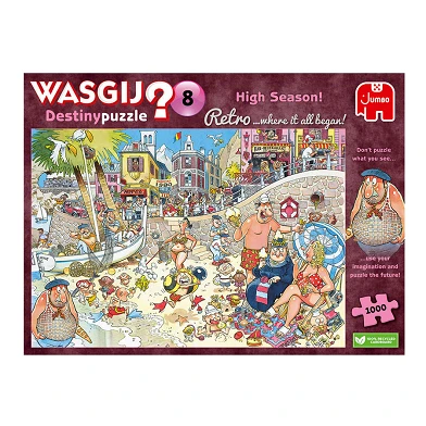 Puzzle Wasgij Retro Destiny 8 - Haute saison !, 1000 pcs.