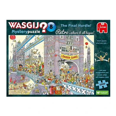 Wasgij Retro Mystery 8 Puzzle - La Dernière Horde !, 1000 pcs.