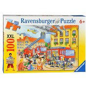 Puzzle Feuerwehr 100 Teile XXL