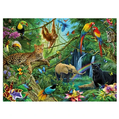 Tiere im Dschungel, 200 Stück. XXL