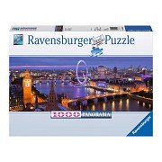 London bei Nacht Panorama-Puzzle, 1000 Teile.