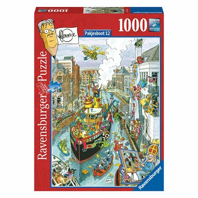 Puzzle Dampfschiff Sinterklaas, 1000.