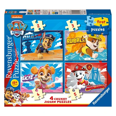 Ravensburger My First Puzzles Pat' Patrouille, 4in1