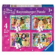 Ravensburger Puzzles Disney Prinses, 4in1