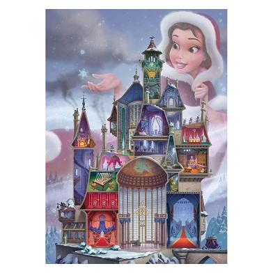 Ravensburger Puzzle Châteaux Disney - Belle, 1000 pièces.