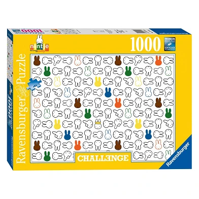 Ravensburger Challenge Puzzle Miffy, 1000e.