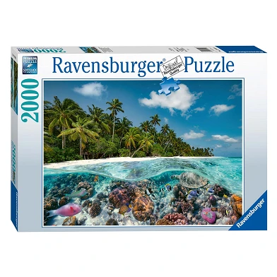 Ravensburger Puzzle Ein Tauchgang auf den Malediven, 2000 Teile.