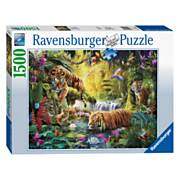 Ravensburger Puzzle Idyll am Waterplaats, 1500 Teile.