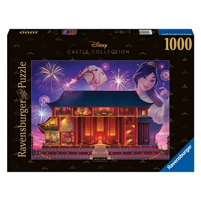 Puzzle Châteaux Disney Mulan, 1000 pièces.