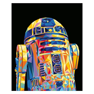 CreArt Malen nach Zahlen – Star Wars R2 D2