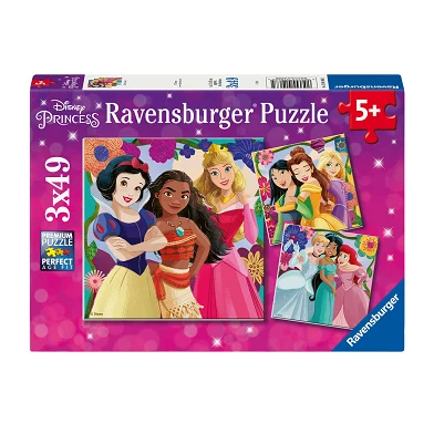 Puzzle Disney Prinses, 3x49tlg.