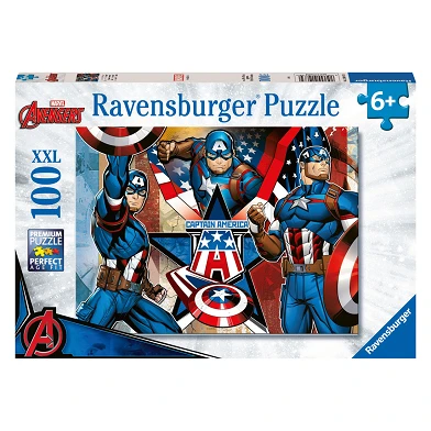 Puzzle XXL Captain America, 100 pcs.