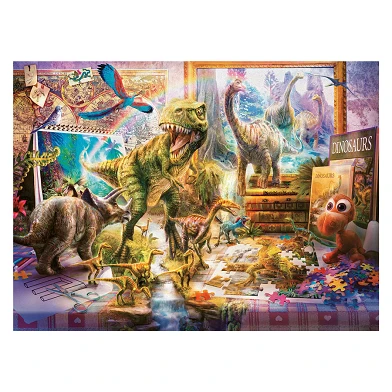 Puzzle XXL Dino et Jouets, 100 pcs.