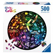 Puzzle Kreis der Farben Insekten, 500 Teile.
