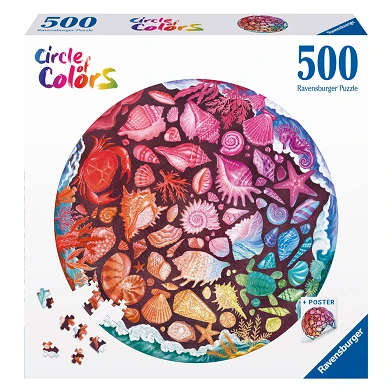 Legpuzzel Circle of Colors Zeeschelpen, 500st.