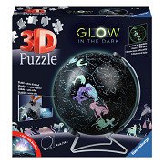 3D Puzzel Constellations Glow in the Dark, 180st.