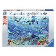Legpuzzel Kleurrijke Onderwaterwereld, 3000st.