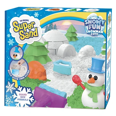 Super Sand Snowy Fun – Schneemann-Stadt-Spielset