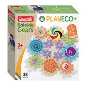 Quercetti Kaleido Gears Play Eco Gear Set, 38 pièces.