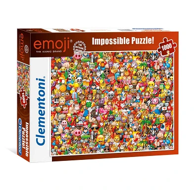Clementoni Impossible Puzzle Emoji, 1000 pièces.