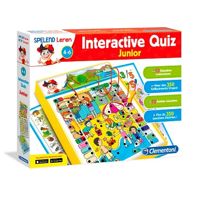 Clementoni Lernen durch Spielen – Interaktives Quiz Junior