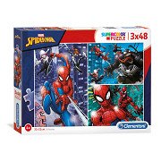 Clementoni Brilliant Puzzle Spiderman, 3x48tlg.
