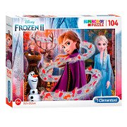 Clementoni Glitter Puzzle Disney Frozen 2, 104st.