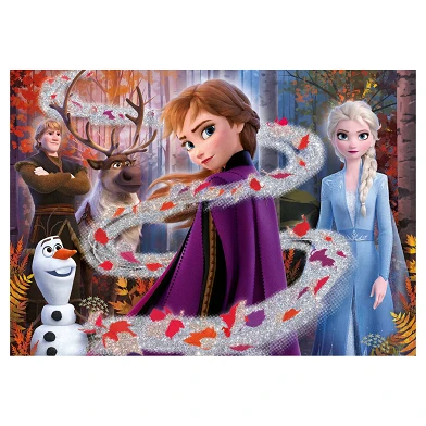 Clementoni Glitter Puzzel Disney Frozen 2, 104st.