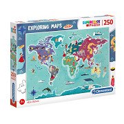 Clementoni World Map Puzzle Traditions, 250Stk.