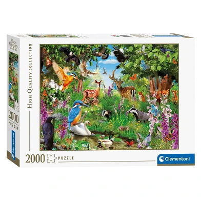 Clementoni Puzzle Fantastische Waldtiere, 2000 Teile.