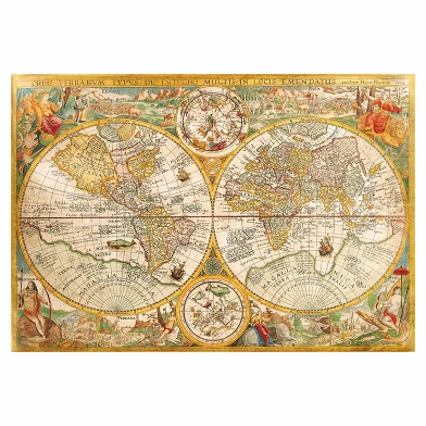 Clementoni Puzzle Carte du monde antique, 2000 pcs.
