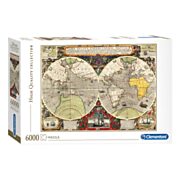Clementoni Puzzle Nautische Weltkarte, 6000 Teile