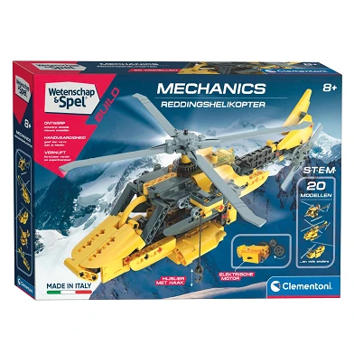 Clementoni Science & Games Mechanics - Hélicoptère de sauvetage
