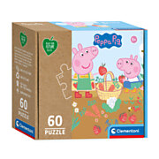 Clementoni Play for Future Puzzle – Peppa Pig, 60 Teile.