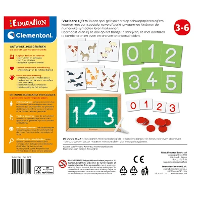 Clementoni Education Montessori - Voelbare Cijfers
