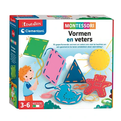 Clementoni Education Montessori - Formes et Lacets