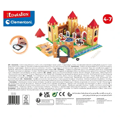 Clementoni Education – Schloss bauen und spielen