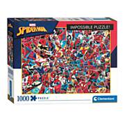 Clementoni Impossible Puzzle Spiderman, 1000 Teile