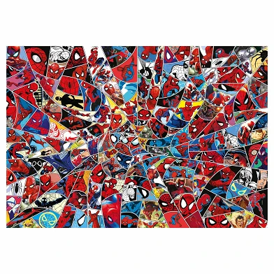 Clementoni Impossible Puzzle Spiderman, 1000 Teile.