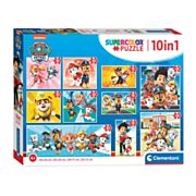 Clementoni Puzzles PAW Patrol, 10in1