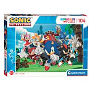 Clementoni Puzzle Sonic, 104 Teile