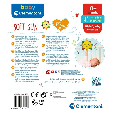 Clementoni Baby - Boîte à Musique Douce Soleil