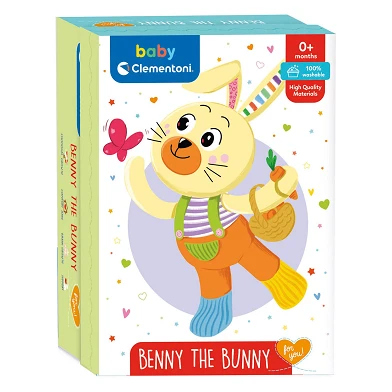 Clementoni Baby – Plüsch- Plüschtier Benny der Hase