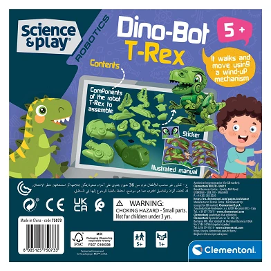 Clementoni Wetenschap & Spel Junior - Dino Bot T-Rex