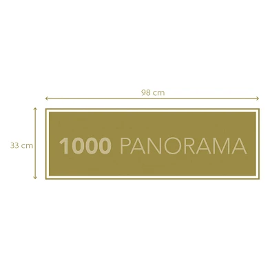 Clementoni Panorama-Puzzle Disney Prinses, 1000er.