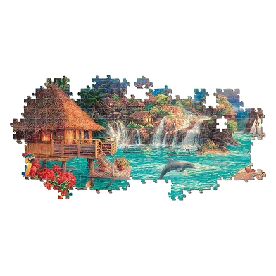 Clementoni Puzzle La vie sur l'île, 2000 pièces.