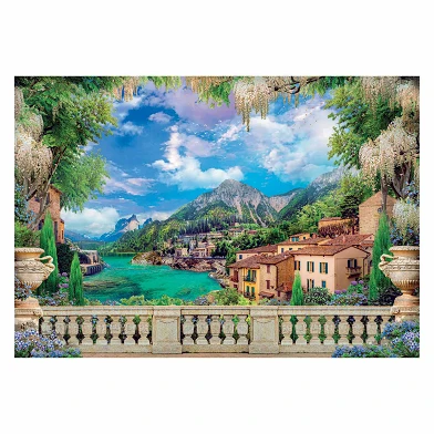 Clementoni Puzzle Terrasse am See, 3000 Teile.