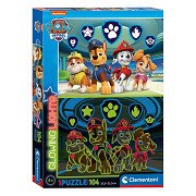 Clementoni Glow in the Dark Puzzel PAW Patrol, 104st.