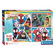 Clementoni Puzzle - Spidey, 3x48st.