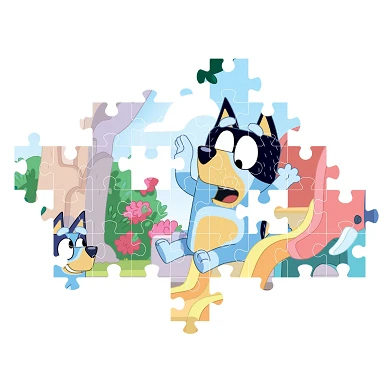 Clementoni Jigsaw Puzzle Bluey sur la diapositive, 104e.